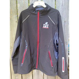 North End Sport NFL Super Bowl 51 Jacket SZ M Black Red Football Patriots